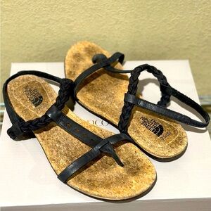 The North Face sandals.